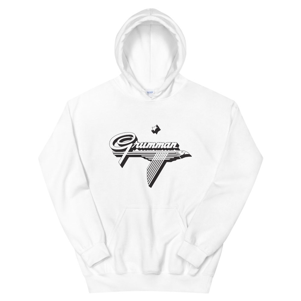Grumman Logo Hoodie Old Grumman Logo Hoodie - Unisex 11 Old Grumman Logo Hoodie - Unisex - Image 11