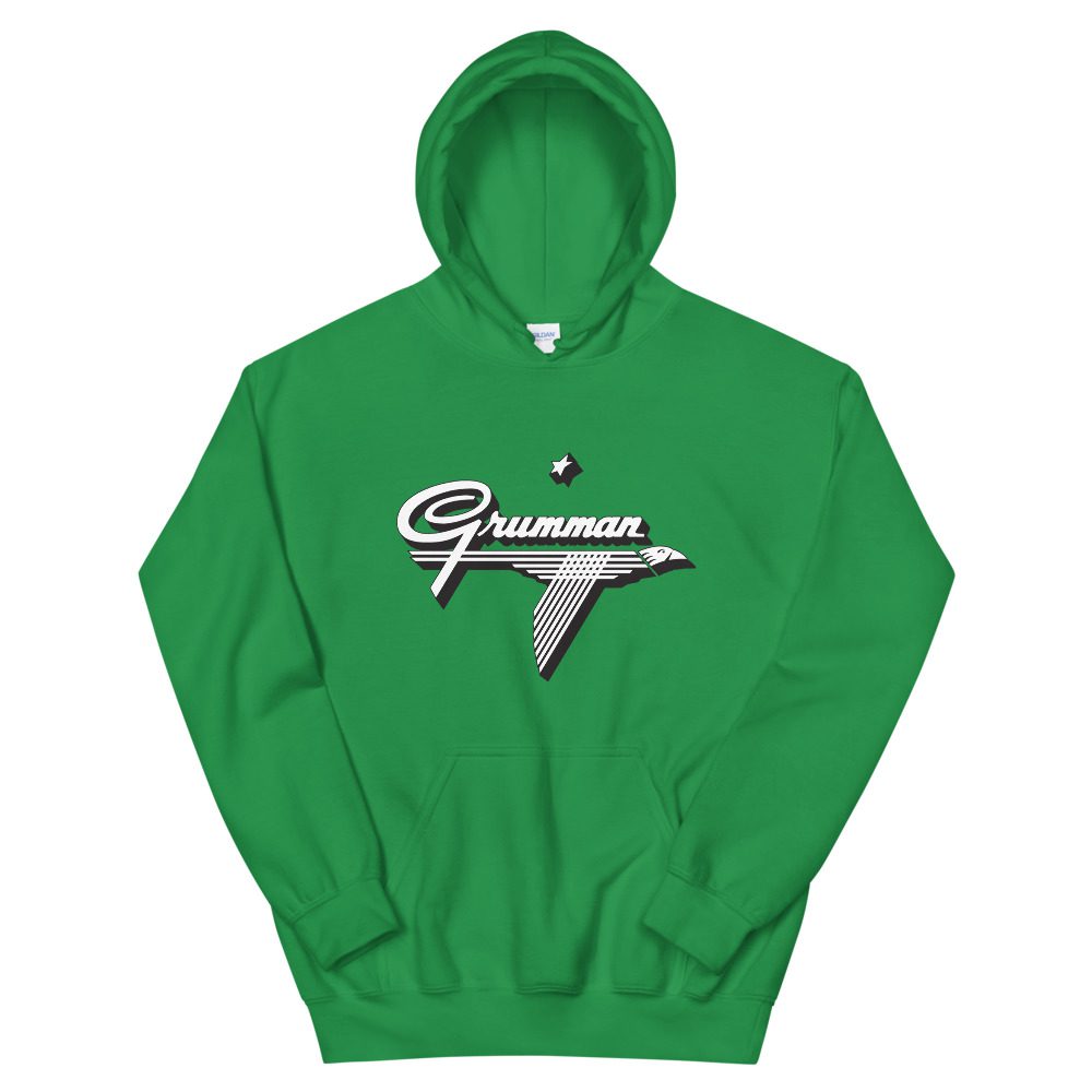 Grumman Logo Hoodie Old Grumman Logo Hoodie - Unisex 6 Old Grumman Logo Hoodie - Unisex - Image 6