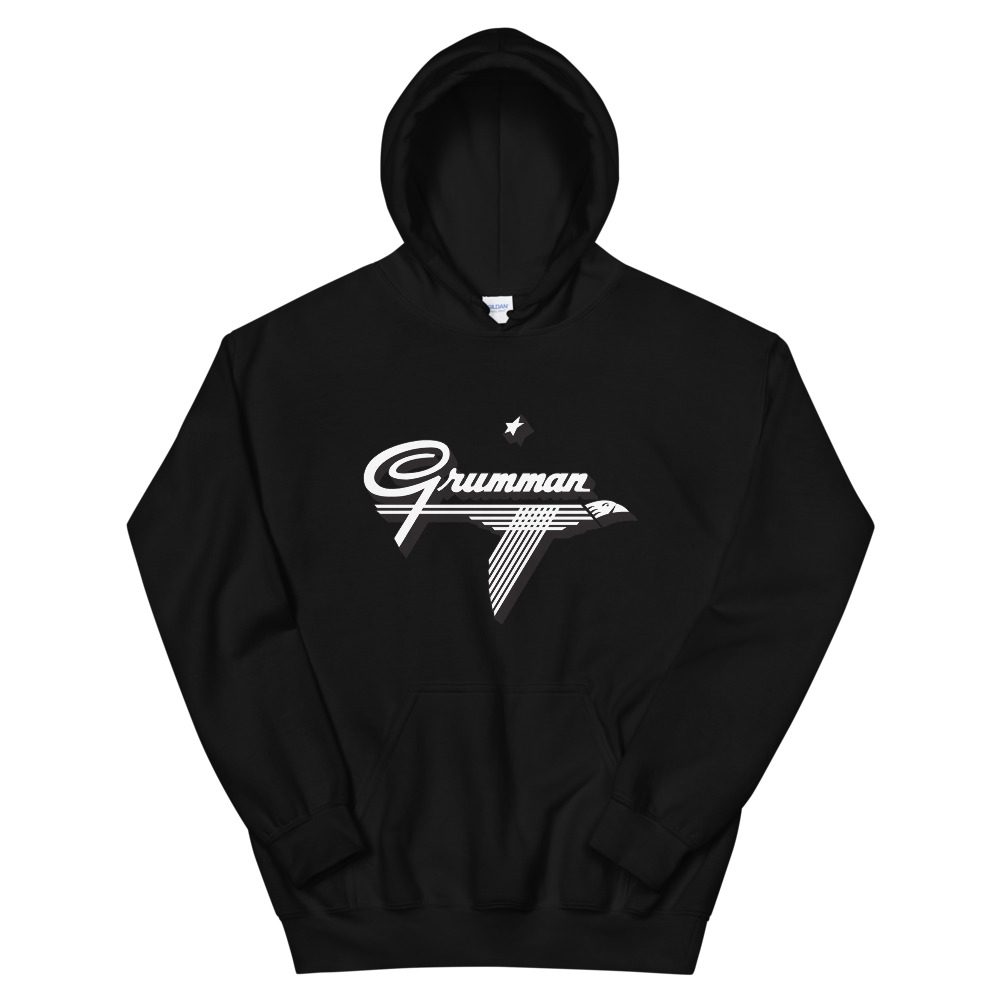 Grumman Logo Hoodie Old Grumman Logo Hoodie - Unisex 2 Old Grumman Logo Hoodie - Unisex - Image 2