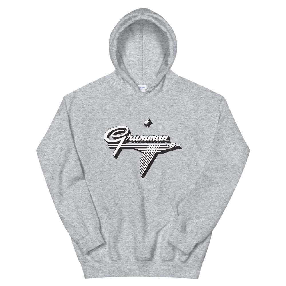Grumman Logo Hoodie Old Grumman Logo Hoodie - Unisex 8 Old Grumman Logo Hoodie - Unisex - Image 8