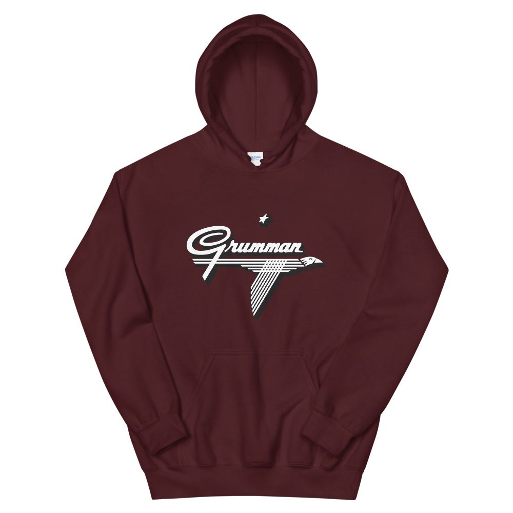 Grumman Logo Hoodie Old Grumman Logo Hoodie - Unisex 4 Old Grumman Logo Hoodie - Unisex - Image 4