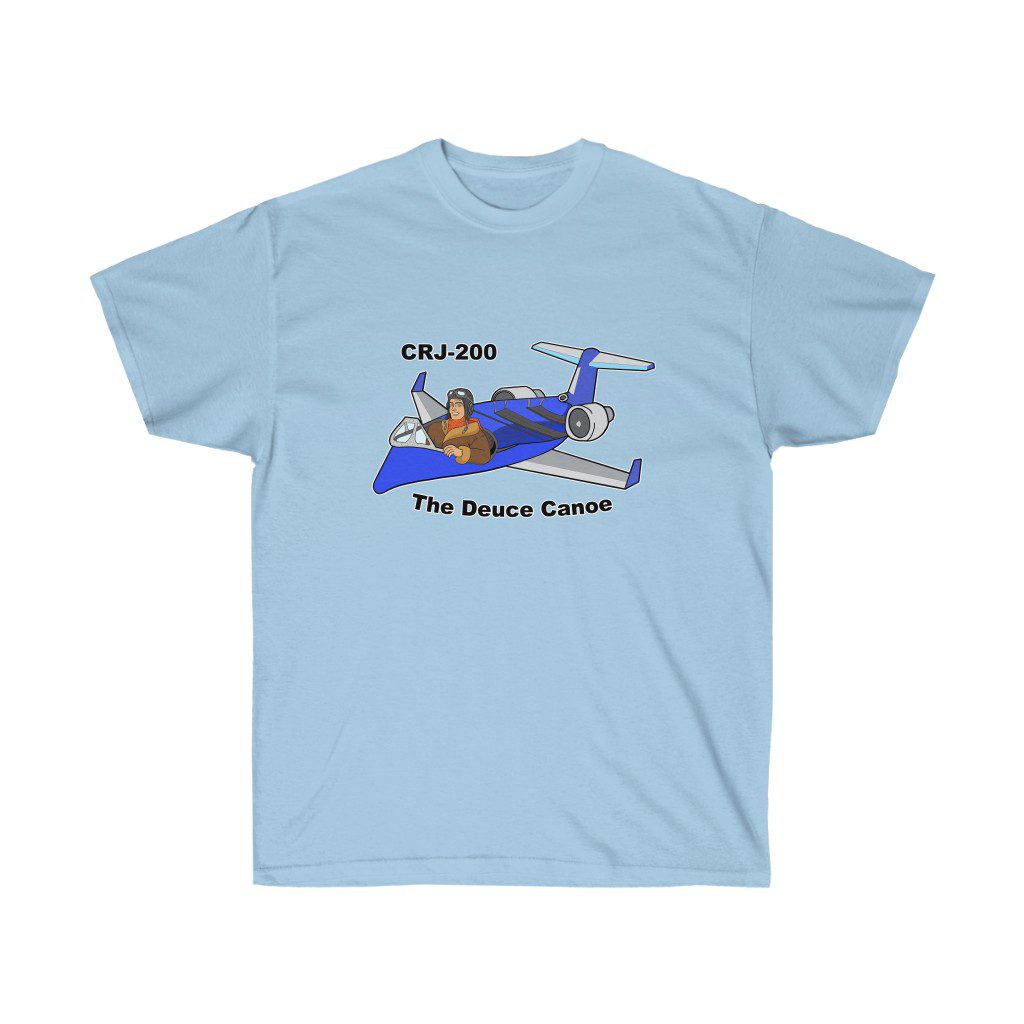 Deuce Canoe Tee Deuce Canoe Tee - CRJ200 - Unisex Ultra Cotton 1 Deuce Canoe Tee - CRJ200 - Unisex Ultra Cotton