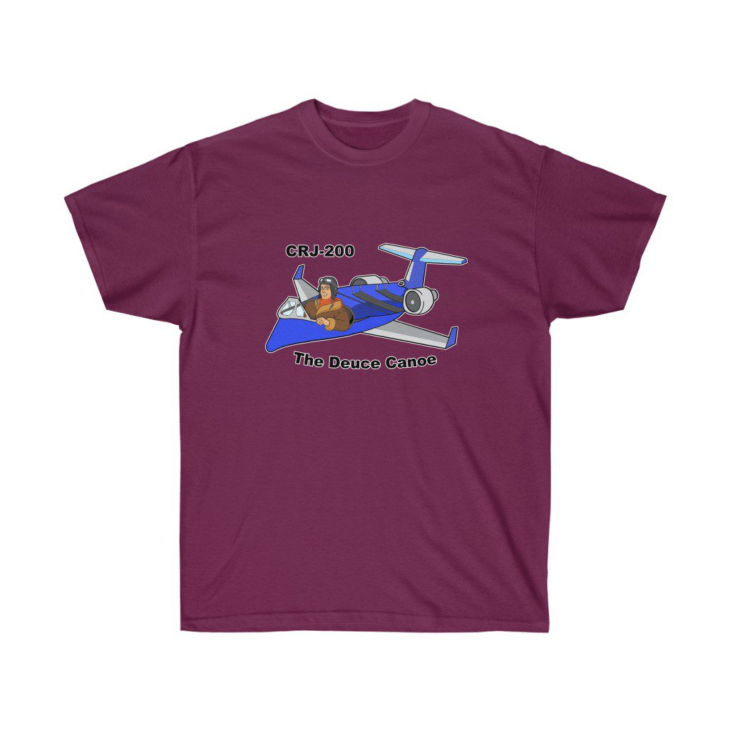 Deuce Canoe Tee Deuce Canoe Tee - CRJ200 - Unisex Ultra Cotton 12 Deuce Canoe Tee - CRJ200 - Unisex Ultra Cotton - Image 12