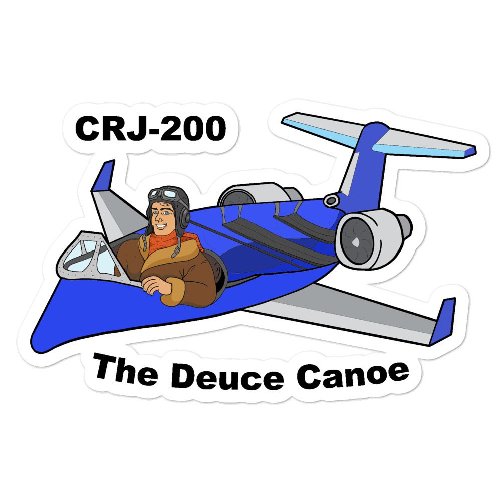 The Deuce Canoe stickers