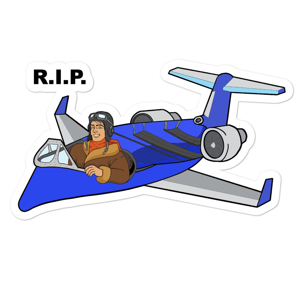 RIP Deuce Canoe sticker