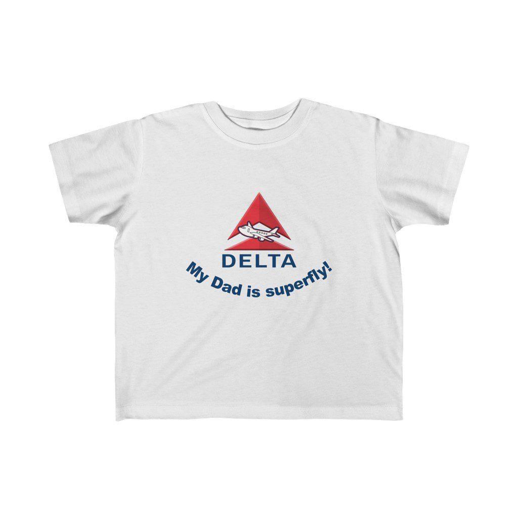 Delta Dad Delta Dad is Superfly Kid’s Tee – Fine Jersey 2 Delta Dad is Superfly Kid’s Tee – Fine Jersey - Image 2