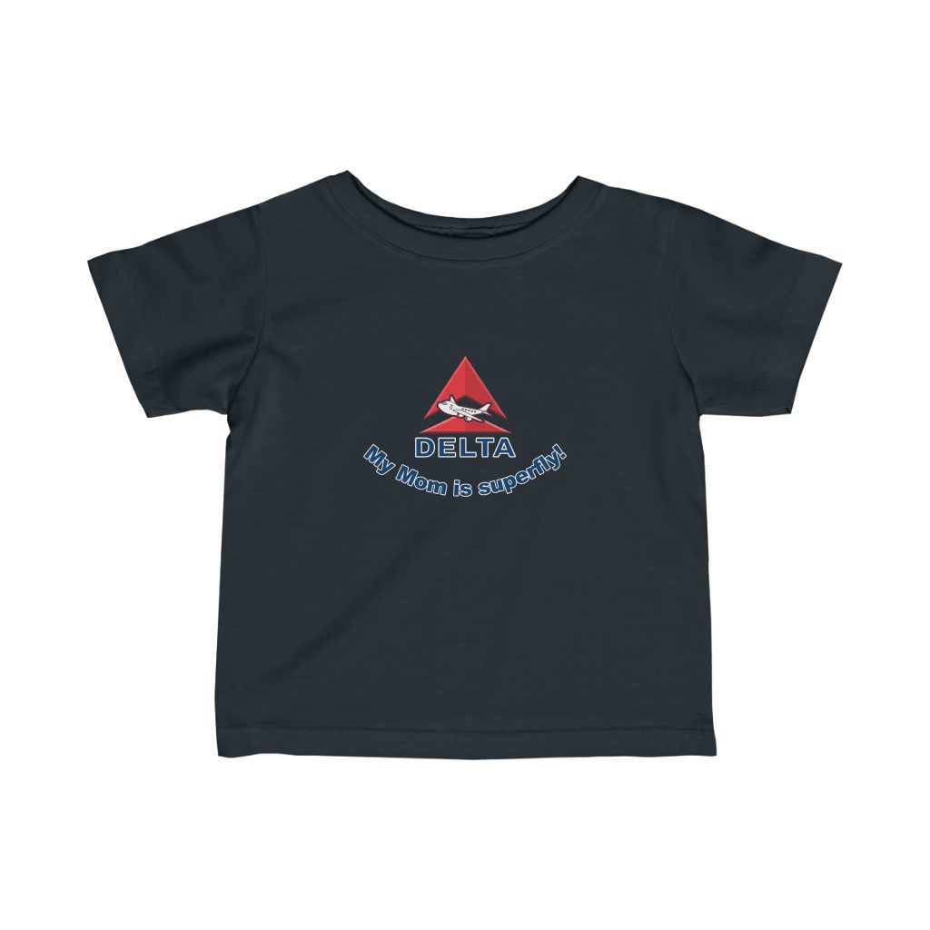 Delta Mom is Superfly Delta Mom is Superfly Infant Tee - Fine Jersey 4 Delta Mom is Superfly Infant Tee - Fine Jersey - Image 4