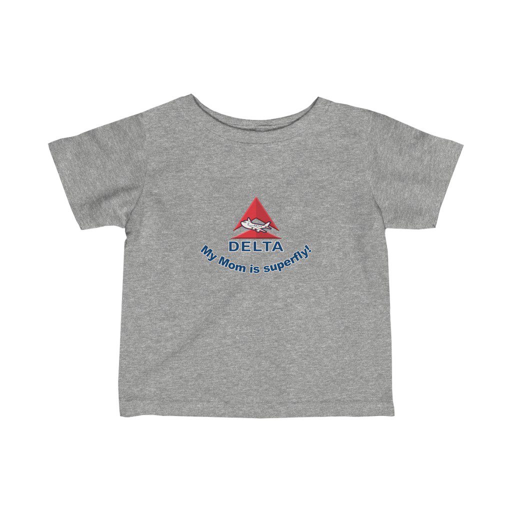 Delta Mom is Superfly Delta Mom is Superfly Infant Tee - Fine Jersey 3 Delta Mom is Superfly Infant Tee - Fine Jersey - Image 3