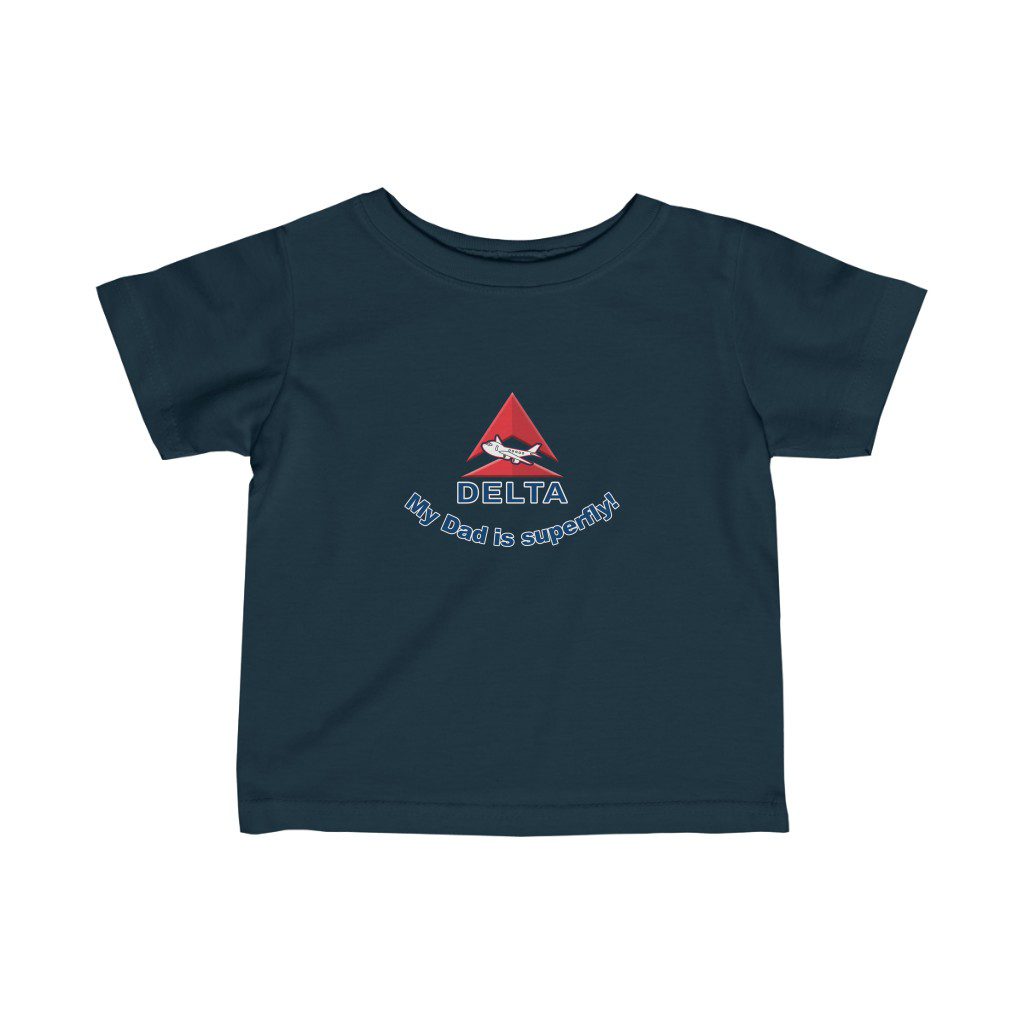 Delta Dad is Superfly tee Delta Dad is Superfly tee Infant Tee – Fine Jersey – Delta Dad 5 Delta Dad is Superfly tee Infant Tee – Fine Jersey – Delta Dad - Image 5