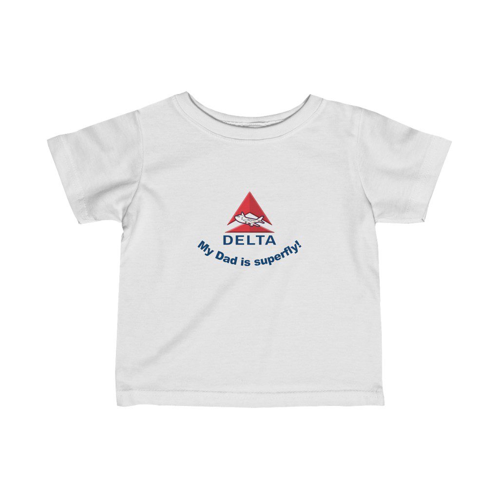 Delta Dad is Superfly tee Delta Dad is Superfly tee Infant Tee – Fine Jersey – Delta Dad 2 Delta Dad is Superfly tee Infant Tee – Fine Jersey – Delta Dad - Image 2