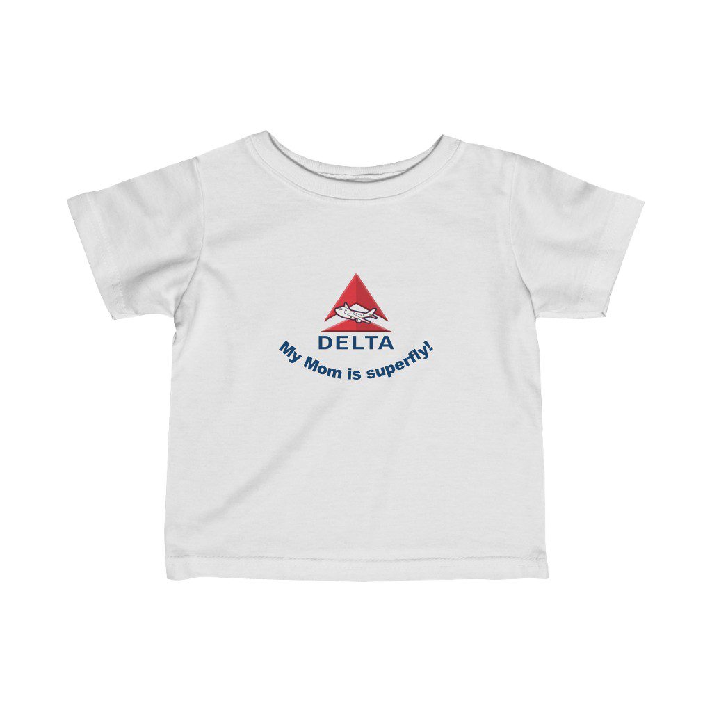 Delta Mom is Superfly Delta Mom is Superfly Infant Tee - Fine Jersey 2 Delta Mom is Superfly Infant Tee - Fine Jersey - Image 2