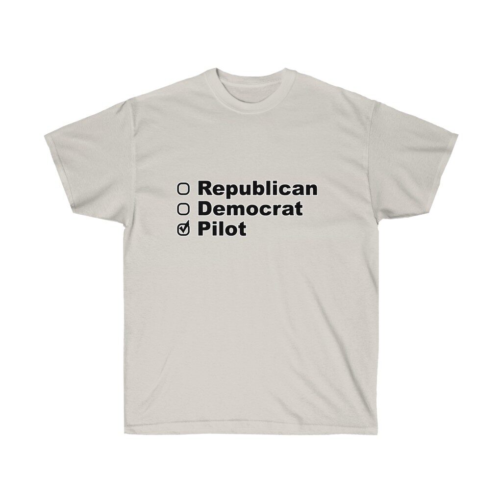 Political Pilot t shirt