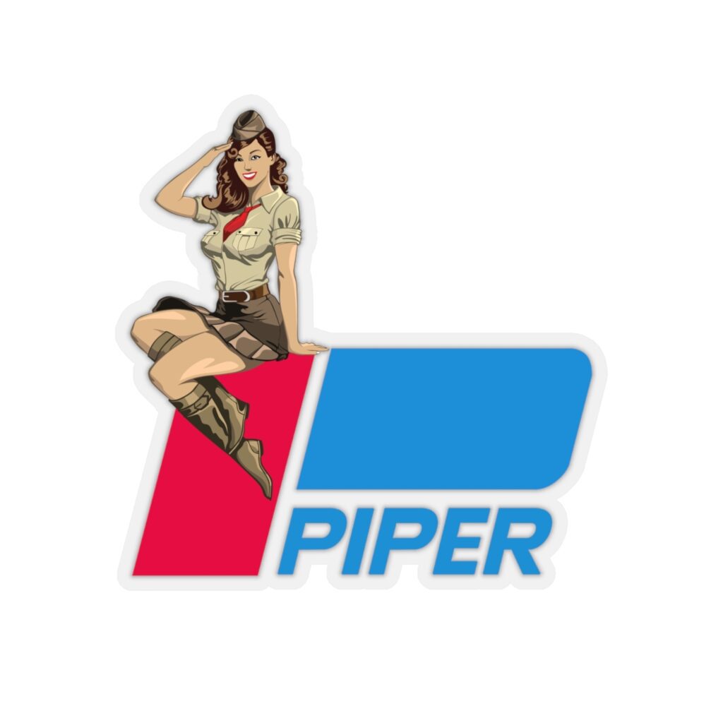 Pin up Piper Stickers