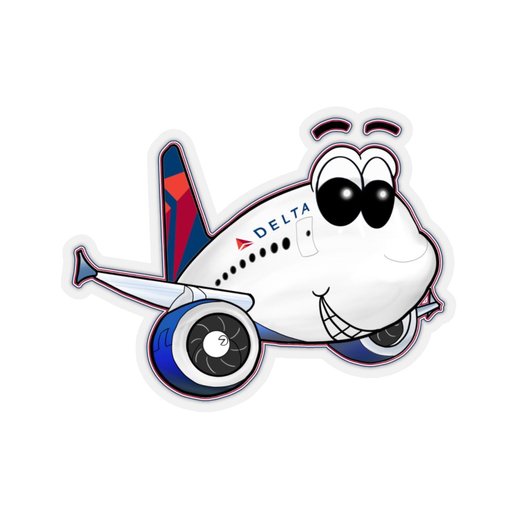 Delta Smiles Airbus Stickers Delta Smiles Airbus Stickers 11 Delta Smiles Airbus Stickers - Image 11
