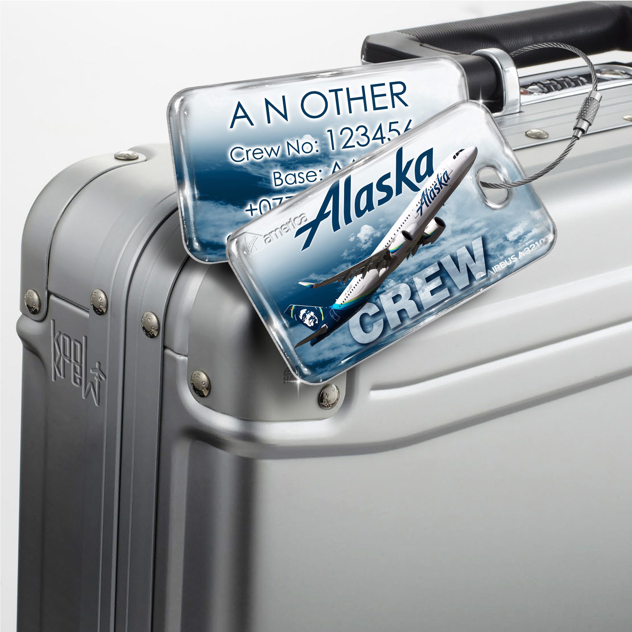 Alaska Airlines Luggage Tag Alaska Airlines Luggage Tag A321NEO 2 Alaska Airlines Luggage Tag A321NEO - Image 2