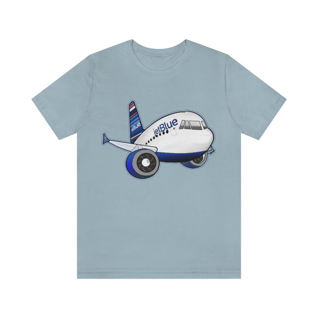 History of Aviation The History of Aviation: Unleashing the Soaring Success of How It Has Evolved Over the Years - 25 Fascinating Moments in the Incredible Evolution of Aviation 9 jetBlue Airbus Tee - Unisex Jersey Short Sleeve Tee
