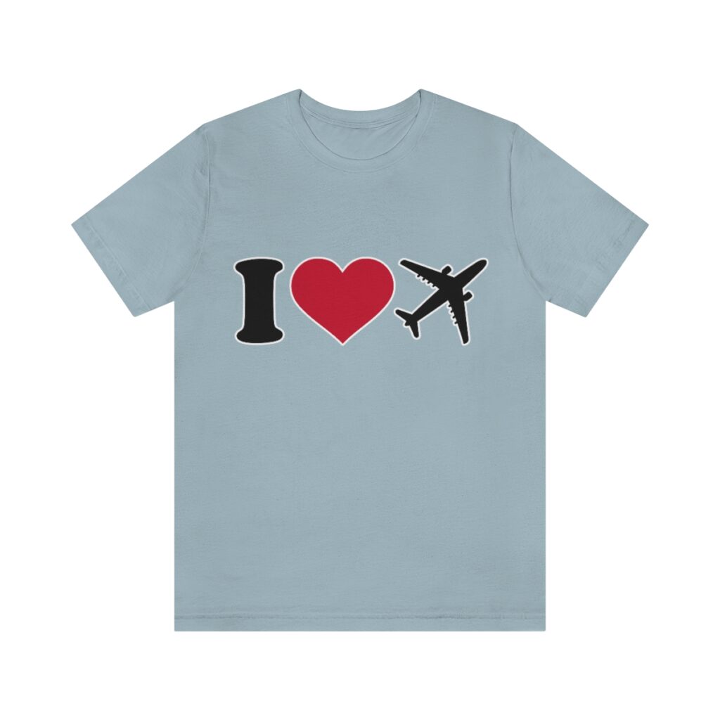 I Love Flying Tee - I Love Airplanes Tee - I Heart Flying Tee - I Heart Airplanes Tee
