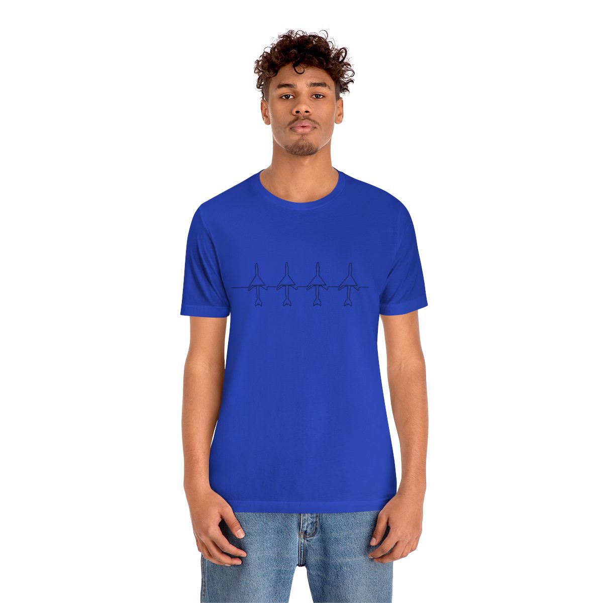 Planebeat Planebeat Too Tee- Unisex Jersey Short Sleeve Tee 3 Planebeat Too Tee- Unisex Jersey Short Sleeve Tee - Image 3