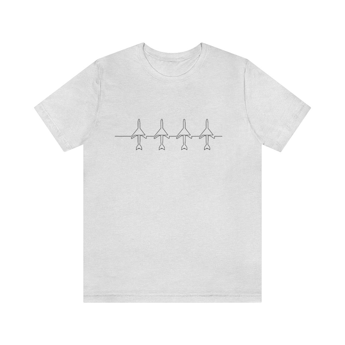 Planebeat Planebeat Too Tee- Unisex Jersey Short Sleeve Tee 7 Planebeat Too Tee- Unisex Jersey Short Sleeve Tee - Image 7
