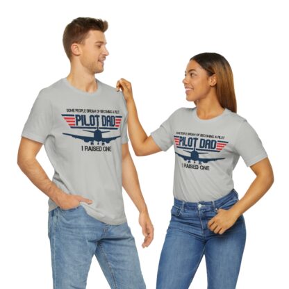 Pilot Dad Tee airplaneTees Pilot Dad Tee TOO - Unisex Jersey Short Sleeve Tee 45