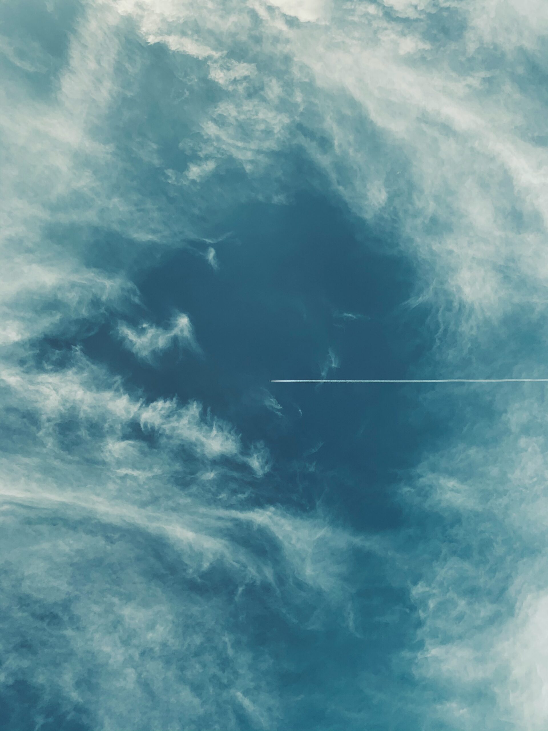Airplane in the Clouds
