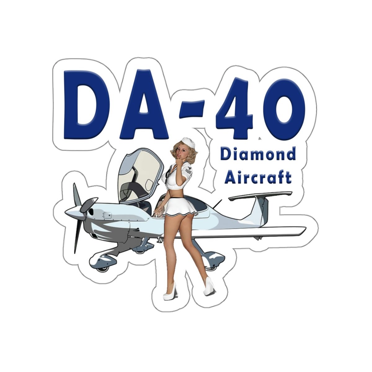 Diamond Pinup Girl Stickers DA-40 Diamond Pinup Girl Stickers Option 3 18 DA-40 Diamond Pinup Girl Stickers Option 3 - Image 18