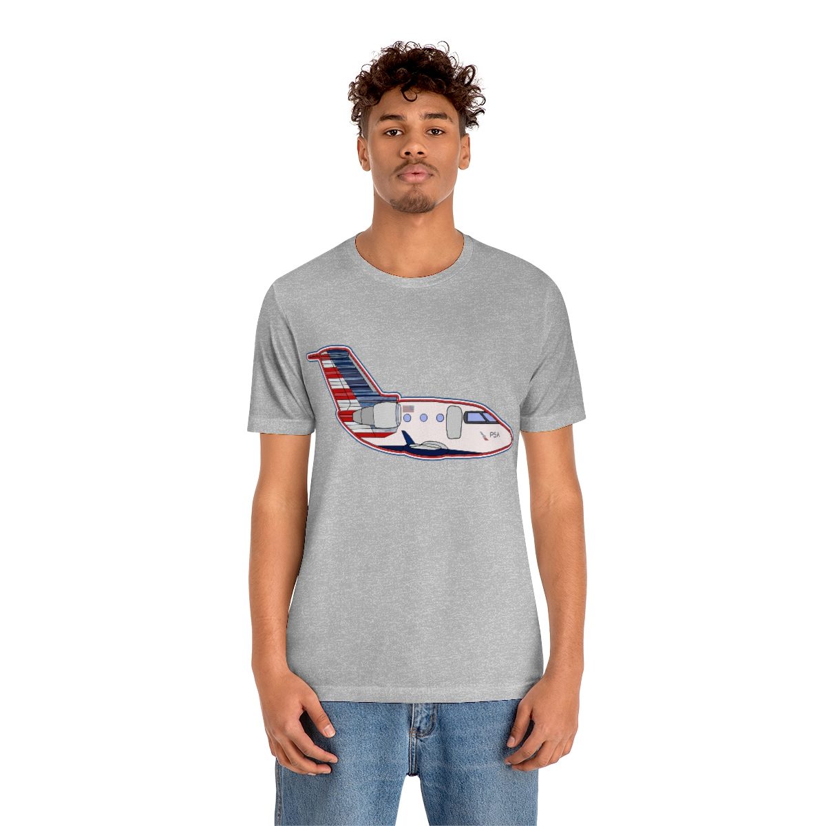PSA CRJ Tee PSA CRJ Tee Unisex Jersey Short Sleeve 34 PSA CRJ Tee Unisex Jersey Short Sleeve - Image 34