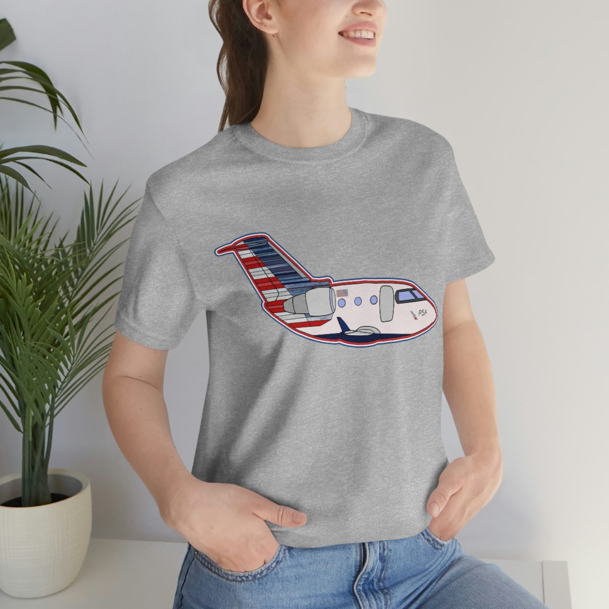 PSA CRJ Tee PSA CRJ Tee Unisex Jersey Short Sleeve 37 PSA CRJ Tee Unisex Jersey Short Sleeve - Image 37
