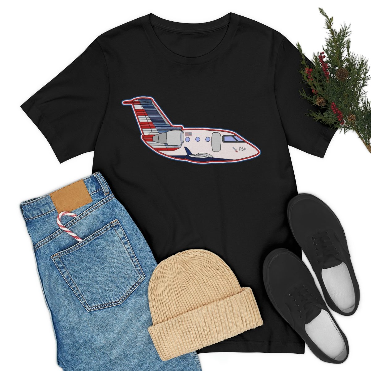 PSA CRJ Tee PSA CRJ Tee Unisex Jersey Short Sleeve 28 PSA CRJ Tee Unisex Jersey Short Sleeve - Image 28