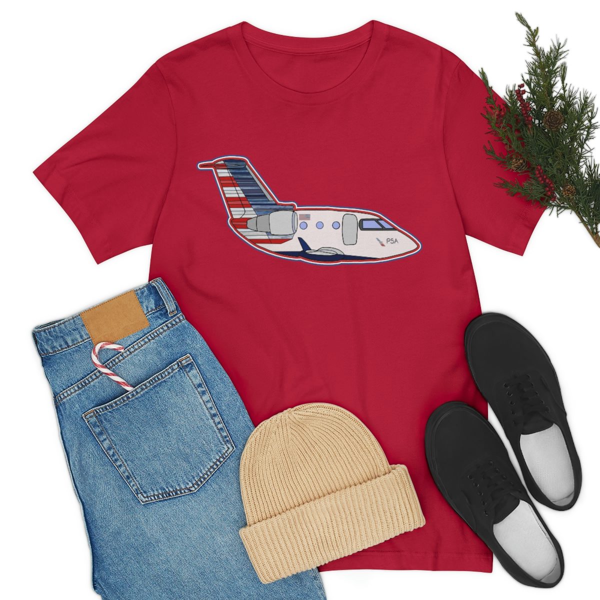 PSA CRJ Tee PSA CRJ Tee Unisex Jersey Short Sleeve 48 PSA CRJ Tee Unisex Jersey Short Sleeve - Image 48