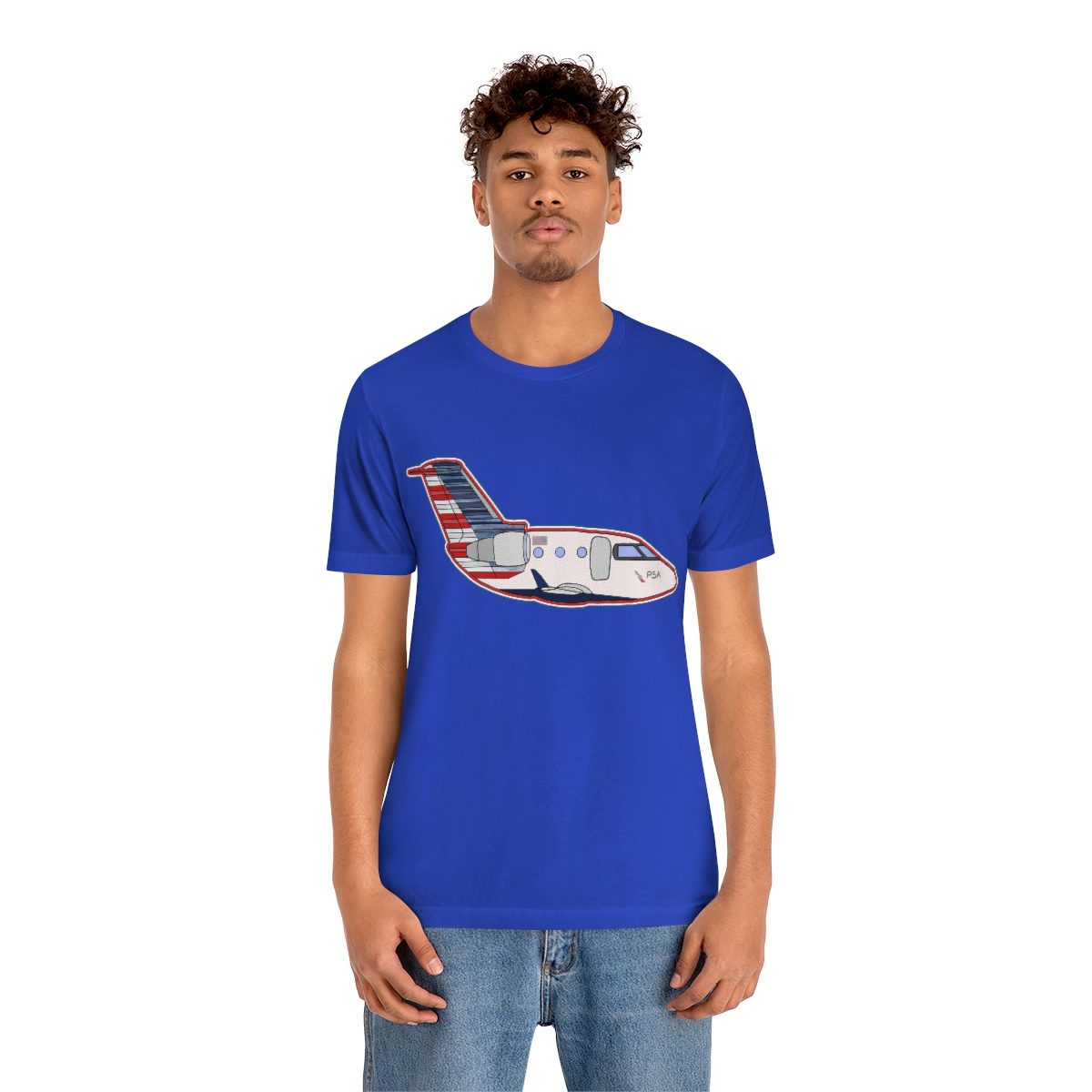 PSA CRJ Tee PSA CRJ Tee Unisex Jersey Short Sleeve 4 PSA CRJ Tee Unisex Jersey Short Sleeve - Image 4