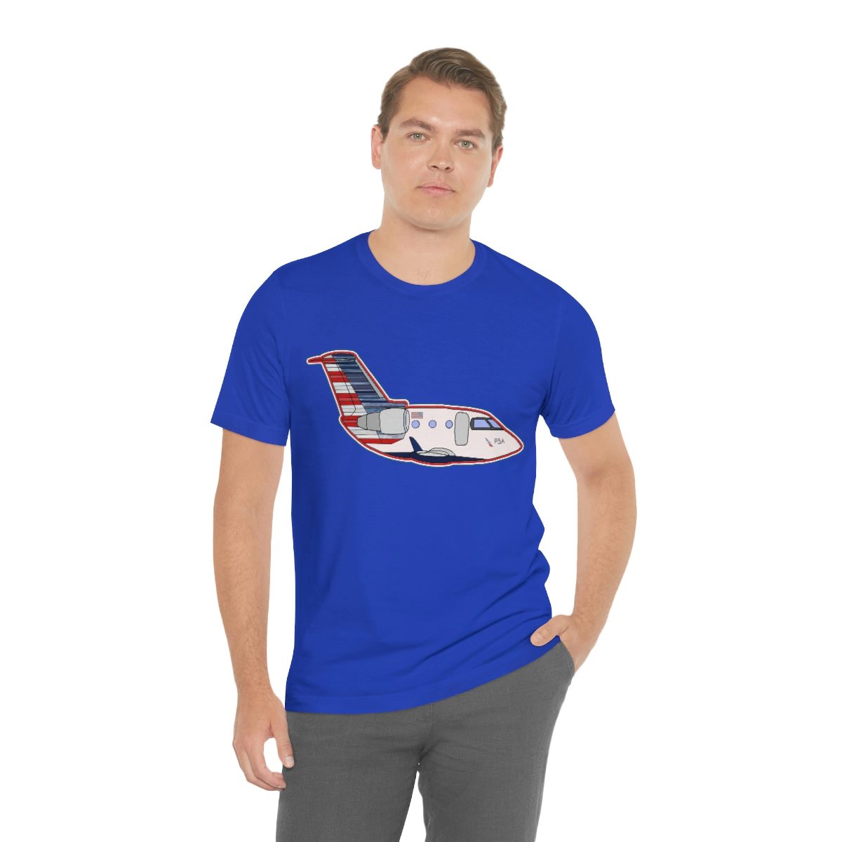 PSA CRJ Tee PSA CRJ Tee Unisex Jersey Short Sleeve 6 PSA CRJ Tee Unisex Jersey Short Sleeve - Image 6