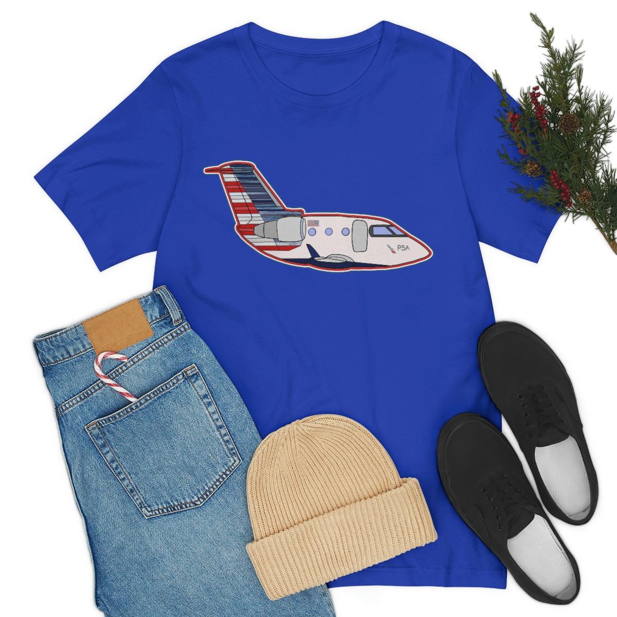 PSA CRJ Tee PSA CRJ Tee Unisex Jersey Short Sleeve 8 PSA CRJ Tee Unisex Jersey Short Sleeve - Image 8