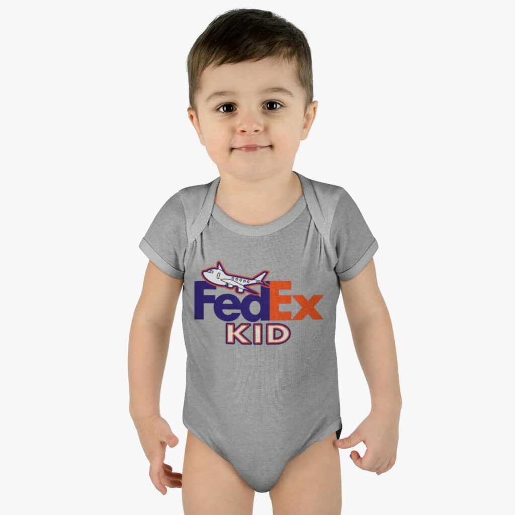 fedex baby onesie