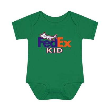 FedEx Kid Onesie... Infant Bodysuit... Baby Rib - Image 9