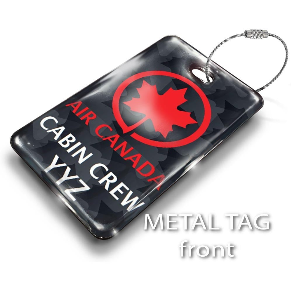 Air Canada Cabin Crew Pattern FX Luggage Tag Air Canada Cabin Crew Pattern FX Luggage Tag 1 Air Canada Cabin Crew Pattern FX Luggage Tag