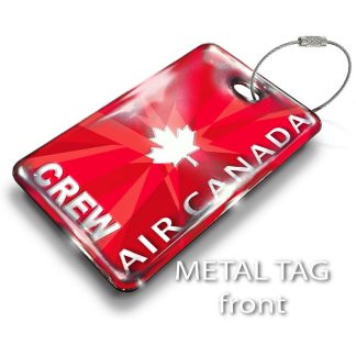 Air Canada Landscape Red Luggage Tag