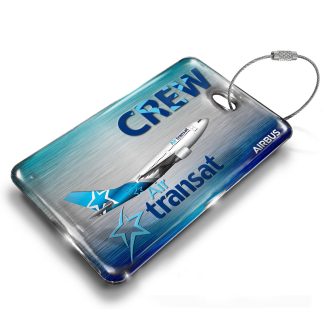 Air Transat A310 Metallic Luggage Tag