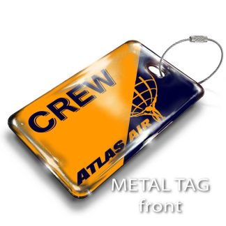 Atlas Air Logo Landscape Luggage Tag
