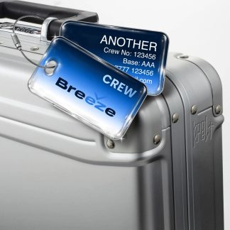 Breeze Airways logo luggage tag