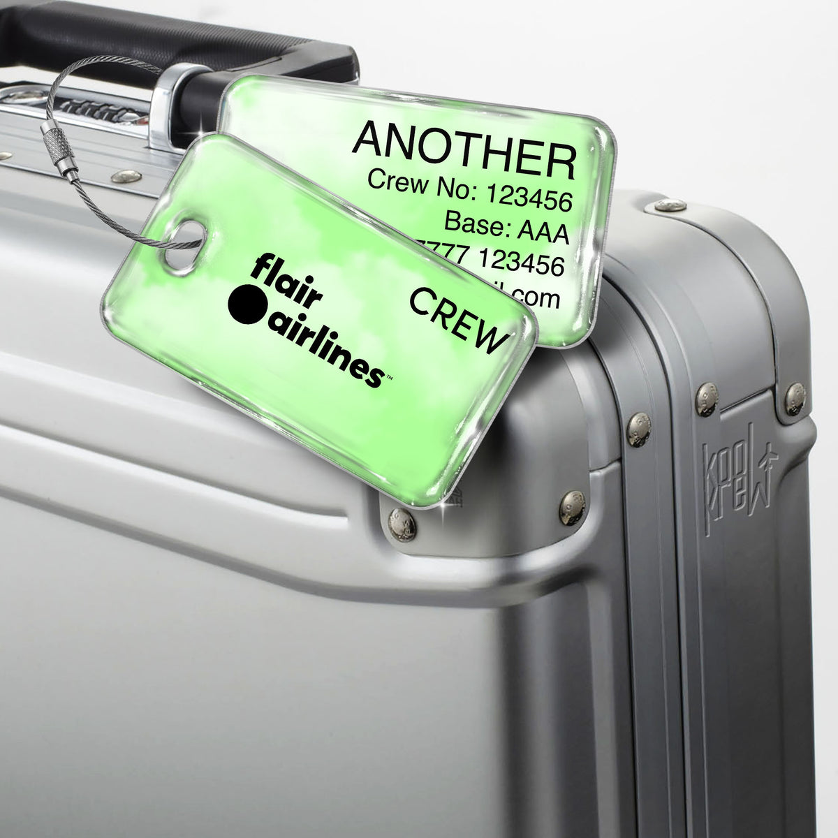 Flair Airlines Logo Luggage Tag Flair Airlines Logo Luggage Tag 1 Flair Airlines Logo Luggage Tag