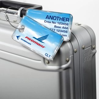 Piedmont Airlines Logo Landscape Luggage Tag