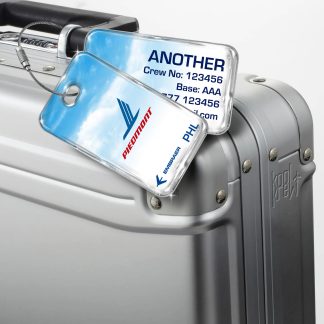 Piedmont Airlines Logo Portrait Luggage Tag