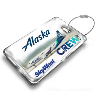 SkyWest E175 Alaska Airlines Luggage Tag