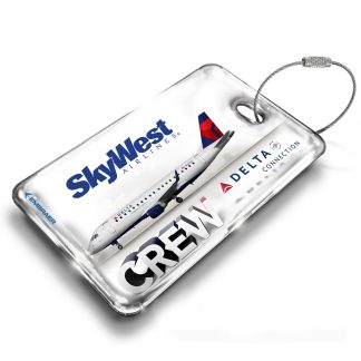 SkyWest E175 Delta Connection Luggage Tag