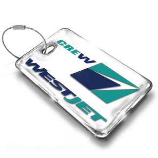 WestJet Logo Nostalgic Luggage Tag