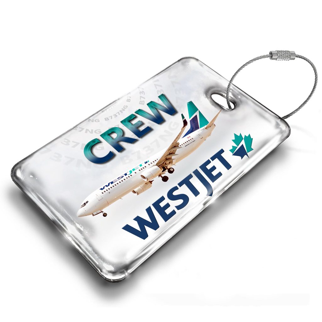 WestJet Boeing 737 Next Generation Luggage Tag