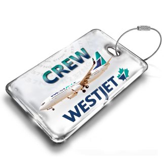 WestJet Boeing 737 Next Generation Luggage Tag