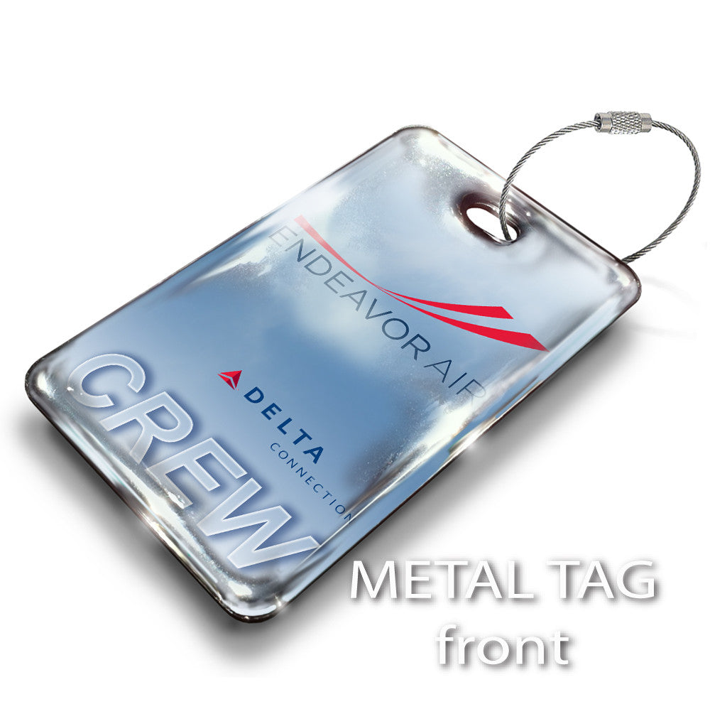 Endeavor Air Logo - Delta Connection Luggage Tag Endeavor Air Logo - Delta Connection Luggage Tag 1 Endeavor Air LOGO - Delta Connection Luggage Tag
