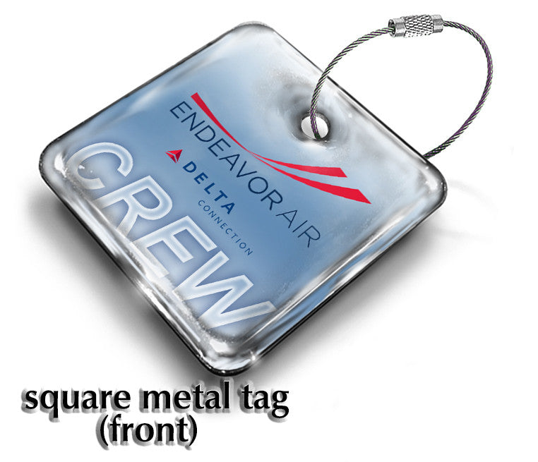 Endeavor Air Logo - Delta Connection Luggage Tag Endeavor Air Logo - Delta Connection Luggage Tag 3 Endeavor Air LOGO - Delta Connection Luggage Tag